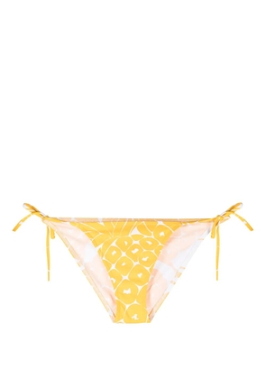 ERES Regal leaf-print bikini bottoms - Yellow