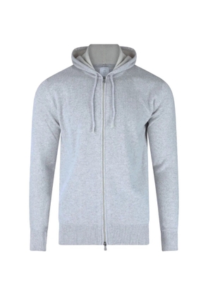 Eleventy zip-up cashmere hoodie - Grey