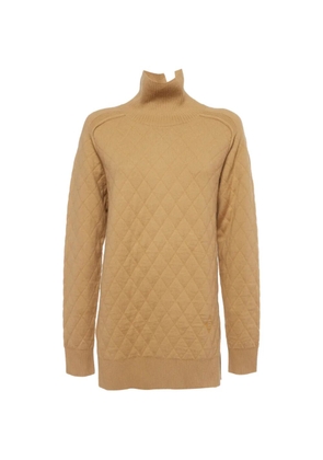 Burberry Pre-Owned quilted turtleneck sweater - Neutrals