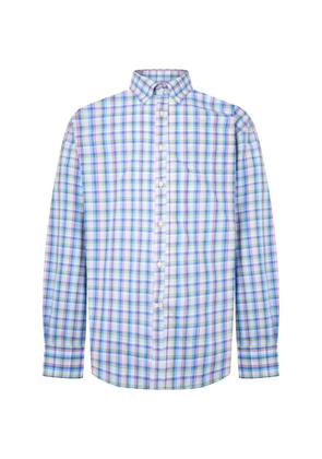 Paul & Shark check-pattern long-sleeve shirt - Blue