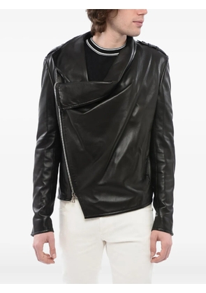 Balmain draped jacket - Black