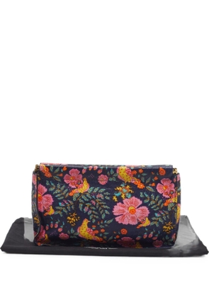 Jérôme Dreyfuss Clic Clac floral-print clutch bag - Blue