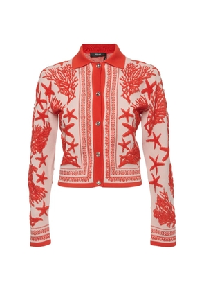Versace Pre-Owned Barocco Sea cardigan - Orange