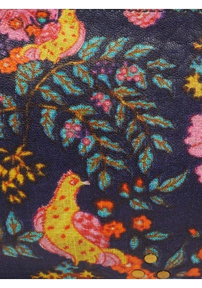 Jérôme Dreyfuss Clic Clac floral-print clutch bag - Blue