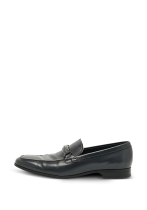 Tod's Vintage buckle-detail penny loafers - Blue