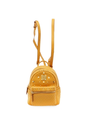 MCM Pre-Owned Stark studded backpack - Yellow