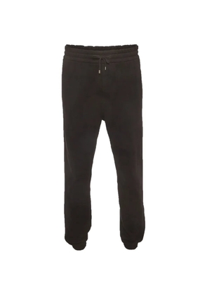 Saint Laurent Pre-Owned slim-fit cotton track pants - Black