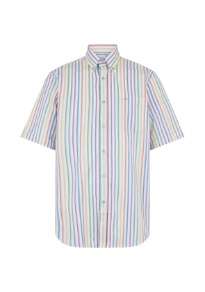 Paul & Shark striped short-sleeve shirt - White