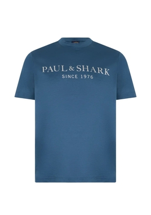 Paul & Shark logo-print short-sleeve T-shirt - Blue