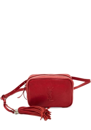 Saint Laurent Pre-Owned 2018 Lou Monogram-detail belt bag - Red