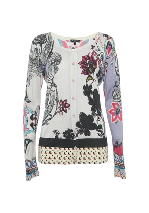 Etro Pre-Owned paisley print knitted cardigan - Neutrals