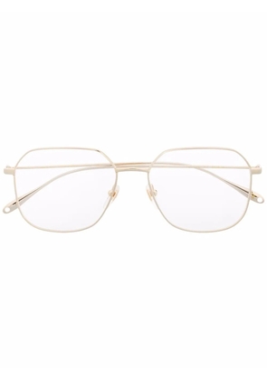 Gucci Eyewear geometric-frame glasses - Gold