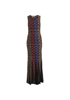 Roberto Cavalli Vintage panelled sleeveless maxi dress - Black