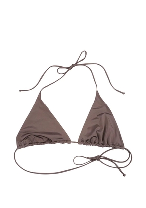 BELAMER Lea triangle bikini top - Brown