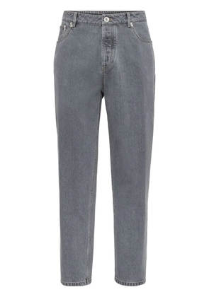 Brunello Cucinelli Grayscale straight-leg jeans - Grey