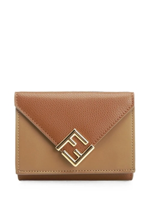 FENDI FF Diamonds wallet - Brown