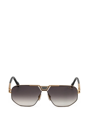 Cazal 9114 geometric-frame sunglasses - Gold