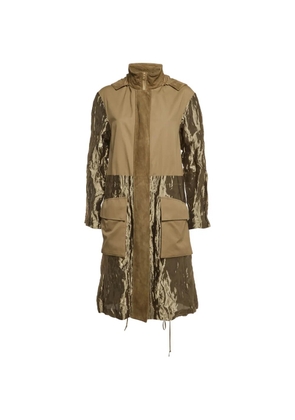 Ralph Lauren Vintage panelled gabardine coat - Green