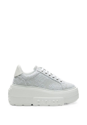 Casadei Nexus Rigel glitter-finish sneakers - Silver