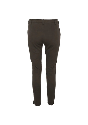 Ralph Lauren Vintage suede-panel trousers - Brown