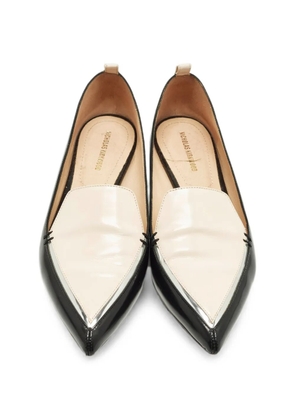 Nicholas Kirkwood Beya leather ballet flats - Black