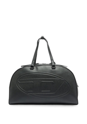 Diesel 1DR Dome-leather travel bag with Oval D logo - Black