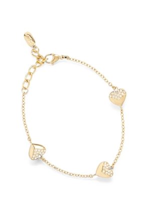 Karl Lagerfeld crystal-embellished heart bracelet - Gold
