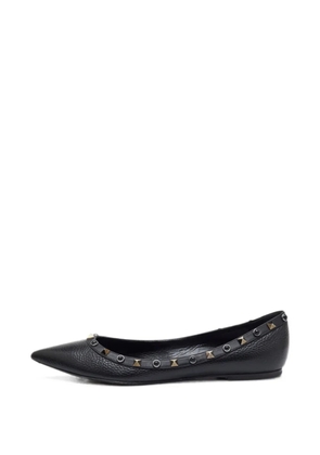 Valentino Garavani Pre-Owned Rockstud pointed-toe ballet flats - Black