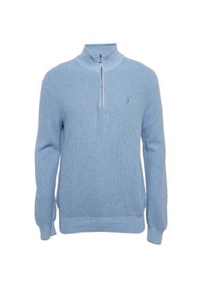 Polo Ralph Lauren Vintage quarter-zip long-sleeve sweater - Blue