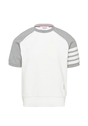 Thom Browne 4-Bar raglan-sleeve T-shirt - White