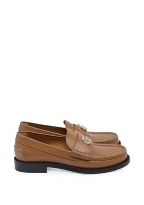 Gucci Pre-Owned 2010s Marmont leather loafers - Brown