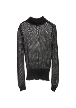 Gucci Pre-Owned open-knit sweater - Black