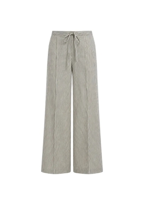 Kulson Rory striped wide-leg track pants - Neutrals