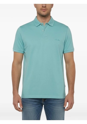 Loro Piana Pre-Owned logo-embroidered polo shirt - Blue