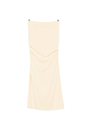 TOTEME draped jersey maxi skirt - Yellow