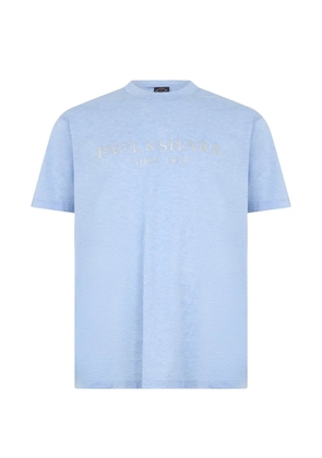 Paul & Shark logo-print short-sleeve T-shirt - Blue