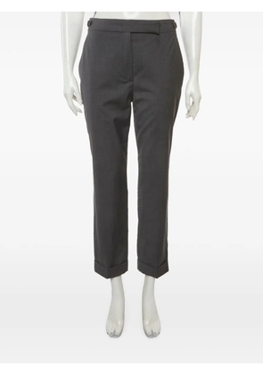 Prada Pre-Owned button-tab straight-fit trousers - Grey
