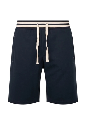 Paul & Shark drawstring-waist striped-trim shorts - Blue