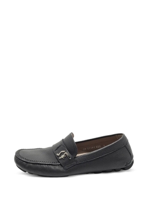 Ferragamo Pre-Owned Gancini loafers - Black