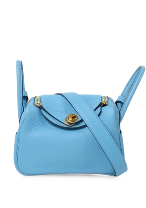 Hermès Pre-Owned 2021 mini Lindy shoulder bag - Blue