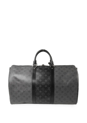 Louis Vuitton Pre-Owned Keepall Bandouliere 50 Monogram Eclipse luggage bag - Grey