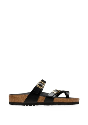 Birkenstock Mayari buckled leather sandals - Black