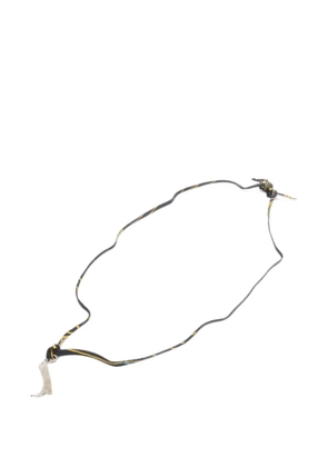 Hermès Pre-Owned Tourbillon Boot charm necklace - Black
