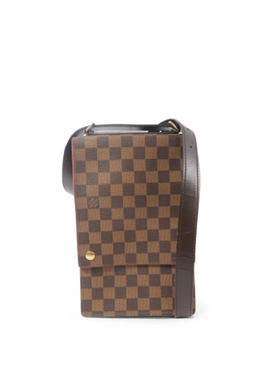 Louis Vuitton Pre-Owned Damier Ebene Portobello shoulder bag - Brown