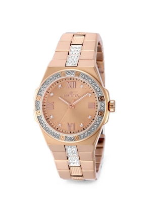 Invicta Specialty 34mm crystal-embellished watch - Pink