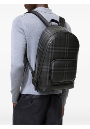 Burberry City Check zip backpack - Black