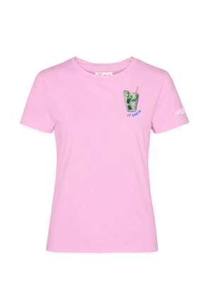 MC2 Saint Barth Emilie bead-embellished short-sleeve T-shirt - Pink