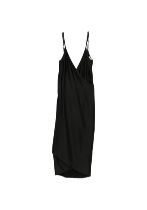 Bless wrap-style midi dress - Black