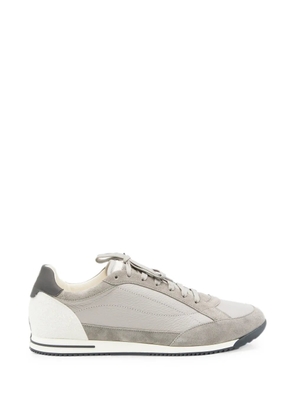 Brunello Cucinelli leather panelled sneakers - Grey