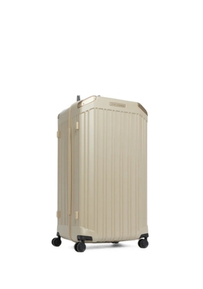 PIQUADRO hardside trunk-shape suitcase - Neutrals